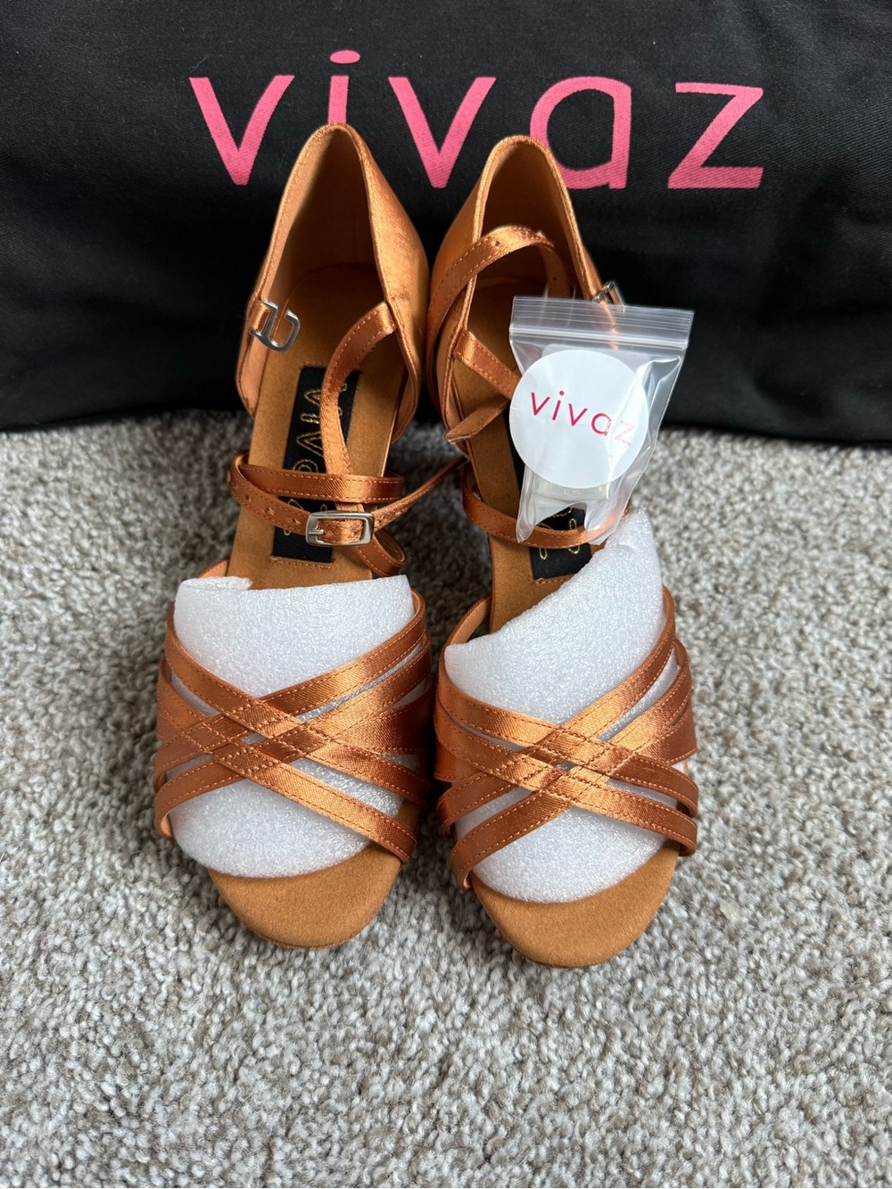 Anna - 2.5" Wide Fit Latin Dance Heels